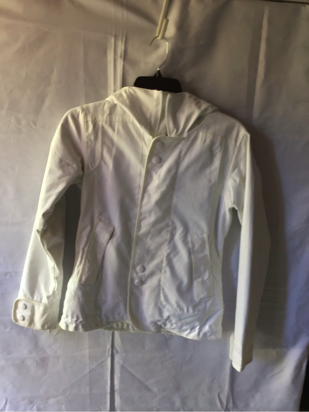 Burton White Hooded Utility Jacket 1T 192